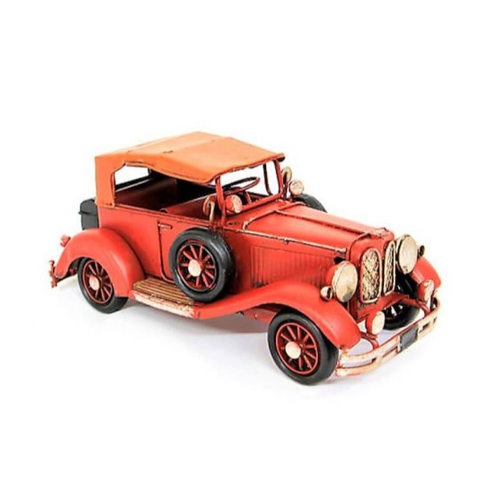 1931 Cord Model L29 Nostaljik Metal Araba Kırmızı