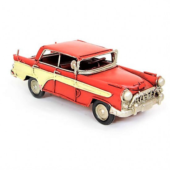 1956 Model Metal Nostaljik  Chevrolet Kırmızı