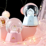 Aşk Hikayesi Tek Taş Pırlanta Yüzük Işıklı Müzikli Motorlu Kar Küresi Aşk Hikayesi Tek Taş Pırlanta Yüzük Işıklı Müzikli Motorlu Kar Küresi