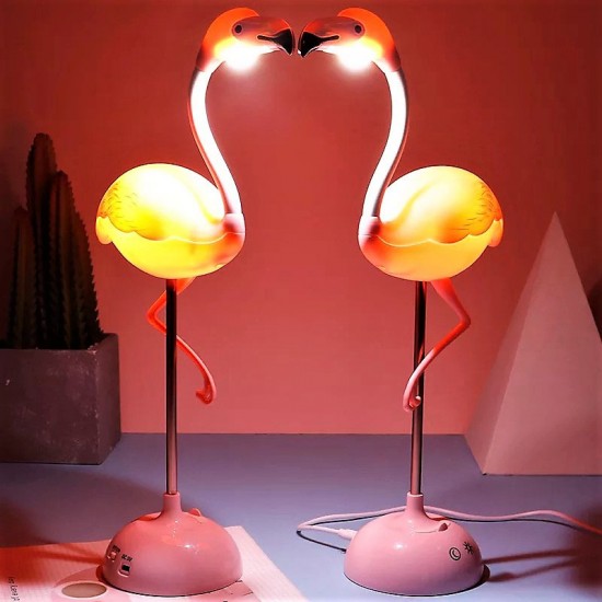 Dekoratif Flamingo  Masa Lambası Biblo 