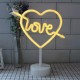 Love Tasarımlı Neon Led Masa Ve Gece Lambası