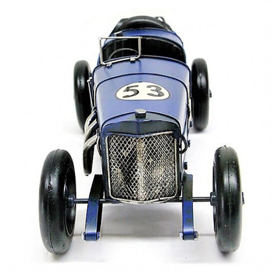 Nostaljik  Metal Yarış  Arabası Mavi