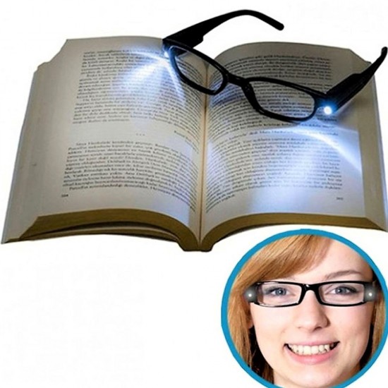 Hd Led Işıklı Camsız  Kitap Okuma Gözlüğü