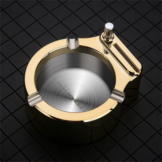 Kibrit Çakmaklı Metal Küllük Kibrit Çakmaklı Metal Küllük