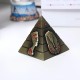 Dekoratif Metal Mısır Piramit Biblo