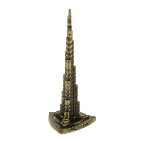 Dekoratif Burj Khalifa Metal Biblo