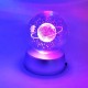 Dünya Temalı 3D Renkli Işıklı Cam Küre