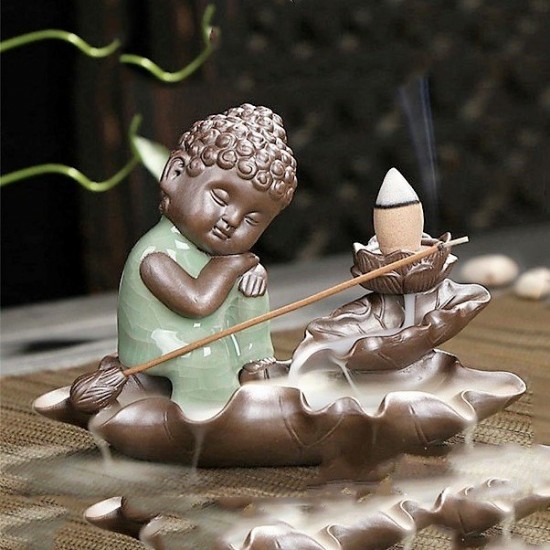 Zen Buda Geri Akışlı Tütsülük  Tütsü Şelalesi 