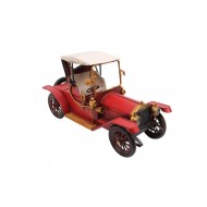 Ford Classic Coupe  Kırmızı Dekoratif Metal Araba Ford Classic Coupe  Kırmızı Dekoratif Metal Araba