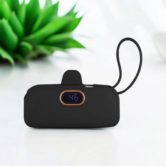 Kişiye Özel Dijital Powerbank 5000 Mah Siyah Kişiye Özel Dijital Powerbank 5000 Mah Siyah