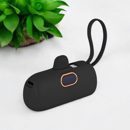 Kişiye Özel Dijital Powerbank 5000 Mah Siyah Kişiye Özel Dijital Powerbank 5000 Mah Siyah