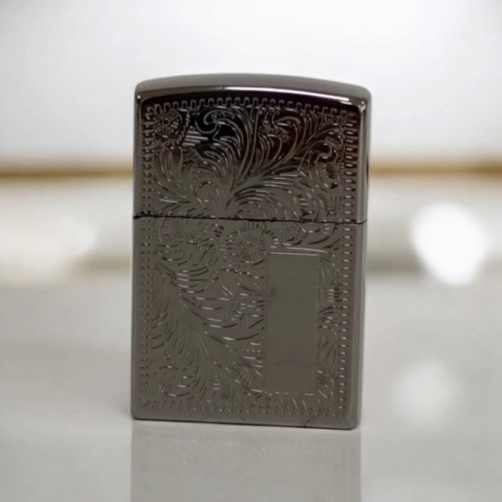 Kişiye Özel Siyah Kapaklı Metal Desenli Çakmak Özel Kutulu Kişiye Özel Siyah Kapaklı Metal Desenli Çakmak Özel Kutulu