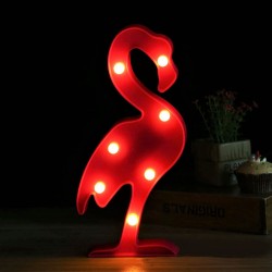 Flamingo Tasarımlı Ledli Gece Lambası Flamingo Tasarımlı Ledli Gece Lambası