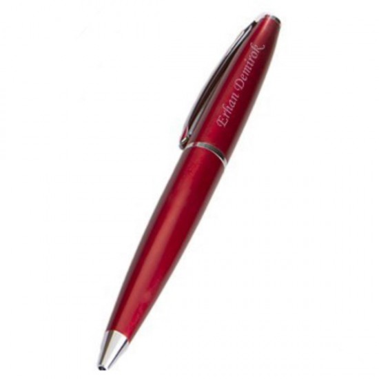 İsme Özel Kutulu Metal Kırmızı Kalem