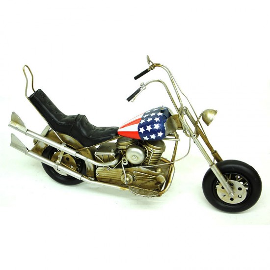 Nostaljik Chopper Metal Motosiklet