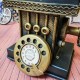 Nostaljik Dekoratif Metal Eski Telefon Kumbara