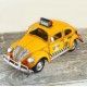 Nostaljik Dekoratif Metal Sarı Vosvos Taksi Büyük Boy