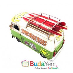 Nostaljik Metal Araba Desenli Vosvos Minibüs Resim Çerçevesi ve Kumbara (Yeşil) Nostaljik Metal Araba Desenli Vosvos Minibüs Resim Çerçevesi ve Kumbara (Yeşil)