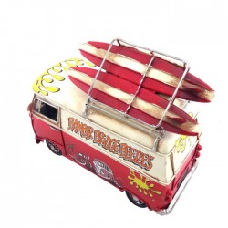 Nostaljik Metal Desenli Vosvos Minibüs Resim Çerçevesi ve Kumbara Nostaljik Metal Desenli Vosvos Minibüs Resim Çerçevesi ve Kumbara