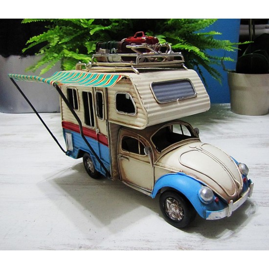 Nostaljik Metal Vosvos Minibüs Karavan Büyük Boy