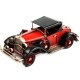 Nostaljk Dekoratif Klasik Metal Kırmızı Araba Model 2